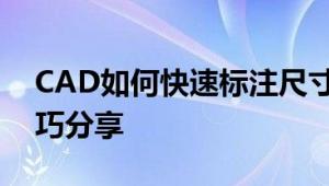 CAD如何快速标注尺寸？提高绘图效率的技巧分享