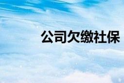 公司欠缴社保 员工该如何处理？