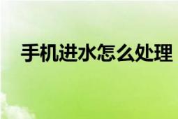 手机进水怎么处理？应急指南与实用建议