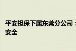 平安担保下属东莞分公司：践行消保主体责任 守护市民财产安全