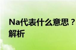 Na代表什么意思？化学与数学中的常见符号解析