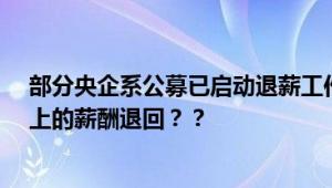 部分央企系公募已启动退薪工作 2023年已发超过290万以上的薪酬退回？？