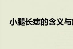 小腿长痣的含义与解读：代表什么意义？