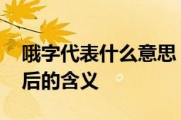 哦字代表什么意思 深度解读网络流行用语背后的含义