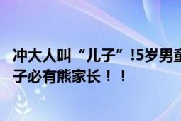 冲大人叫“儿子”!5岁男童向邻居开玩笑被暴打 网友：熊孩子必有熊家长！！