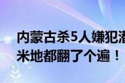 内蒙古杀5人嫌犯潜逃10天后被抓 警方把玉米地都翻了个遍！！