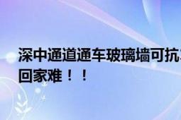 深中通道通车玻璃墙可抗17级台风 导航“红到发紫”司机回家难！！