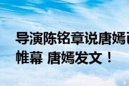 导演陈铭章说唐嫣已经是视后了 白玉兰落下帷幕 唐嫣发文！