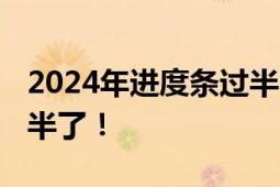 2024年进度条过半 网友：什么没干已经过一半了！