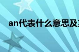 an代表什么意思及其在网络用语中的应用