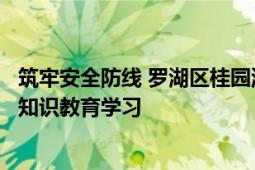 筑牢安全防线 罗湖区桂园派出所联合平安担保开展金融安全知识教育学习