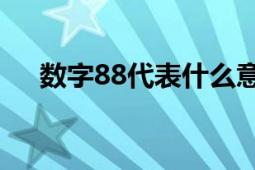 数字88代表什么意思？深度解析其寓意