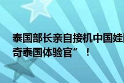 泰国部长亲自接机中国娃圈女明星 LABUBU被邀请为“神奇泰国体验官”！