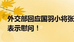 外交部回应国羽小将张志杰离世 向他的家人表示慰问！