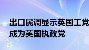 出口民调显示英国工党赢得大选 英国工党将成为英国执政党