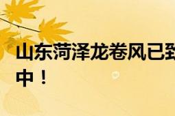 山东菏泽龙卷风已致5人死亡 相关工作正进行中！