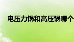 电压力锅和高压锅哪个好？全面对比解析