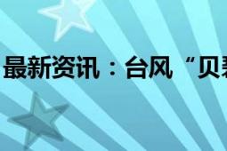 最新资讯：台风“贝碧嘉”已经进入南京市内