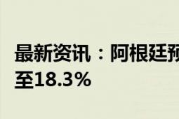 最新资讯：阿根廷预测明年本国通胀率将放缓至18.3%