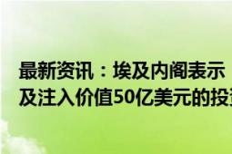 最新资讯：埃及内阁表示：沙特王储指示公共投资基金向埃及注入价值50亿美元的投资